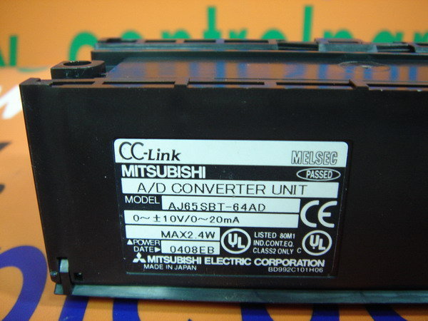 MITSUBISHI AJ65SBT-64AD CC-LINK - PLC DCS SERVO Control MOTOR ...